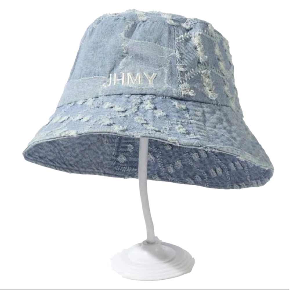 Denim Patch Bucket Hat